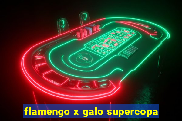 flamengo x galo supercopa